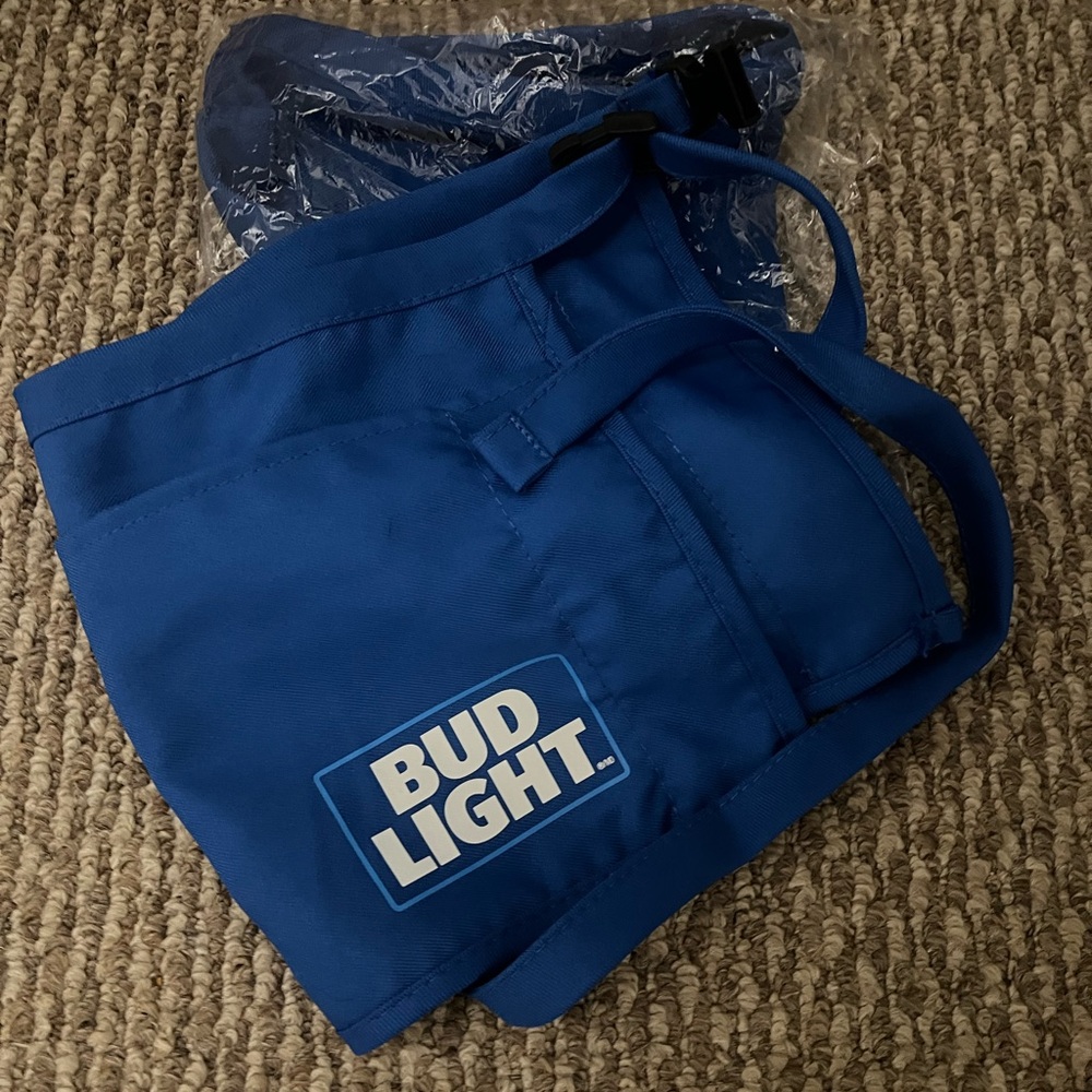 Bud Light Blue Apron/ server aprons x 2 
New